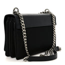 Saffiano Tessuto Nylon Chain Shoulder Bag Black
