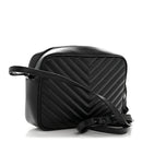 Calfskin Matelasse Monogram Monochrome Lou Camera Bag Black