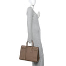 Grained Calfskin Large Sac de Jour Carryall Taupe