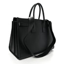 Grained Calfskin Large Sac de Jour Carryall Black