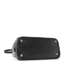 Saffiano Small Galleria Double Zip Tote Black