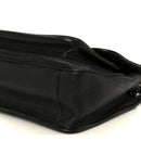 Grained Lambskin Monogram Large Niki Chain Satchel Black