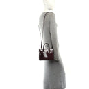Patent Nano Sac de Jour Dark Red Wine