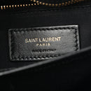 Calfskin Y Quilted Monogram Toy Loulou Crossbody Bag Black