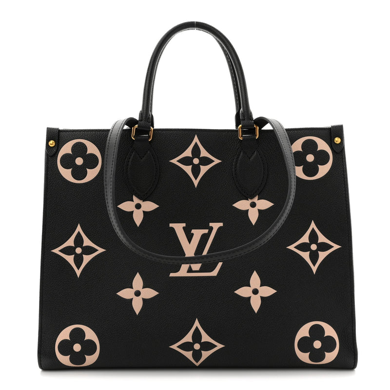 Empreinte Monogram Giant Onthego MM Black Beige