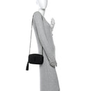Grain De Poudre Matelasse Monochrome Monogram Mini Lou Camera Bag Black