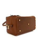 Calfskin Small Sac De Jour Boston Handle Toasted Brown