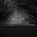 Crinkled Calfskin Matelasse Monogram Baby Niki Chain Satchel Black
