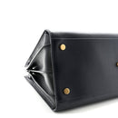 Calfskin Large Sac de Jour Carryall Navy Blue