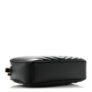 Calfskin Matelasse Monogram Lou Camera Bag Black