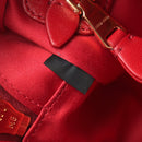 Nappa Matelasse Regular Arcadie Top Handle Bag Rosso