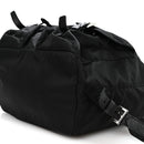 Re-Nylon Vela Saffiano Medium Backpack Black