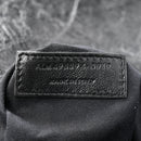 Crinkled Calfskin Matelasse Monogram Medium Niki Chain Satchel Black