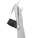 Tessuto Nylon Gaufre Shopping Satchel Black