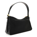 Re-Nylon Vitello Large Aimee Shoulder Bag Black