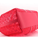 Monogram Fluo See Through Keepall Bandouliere 50 Rose