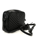 Calfskin Matelasse Monogram Lou Camera Bag Black