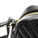 Calfskin Matelasse Monogram Lou Camera Bag Black