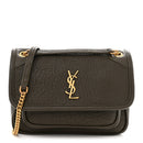 Grained Lambskin Monogram Mini Niki Chain Satchel Light Musk