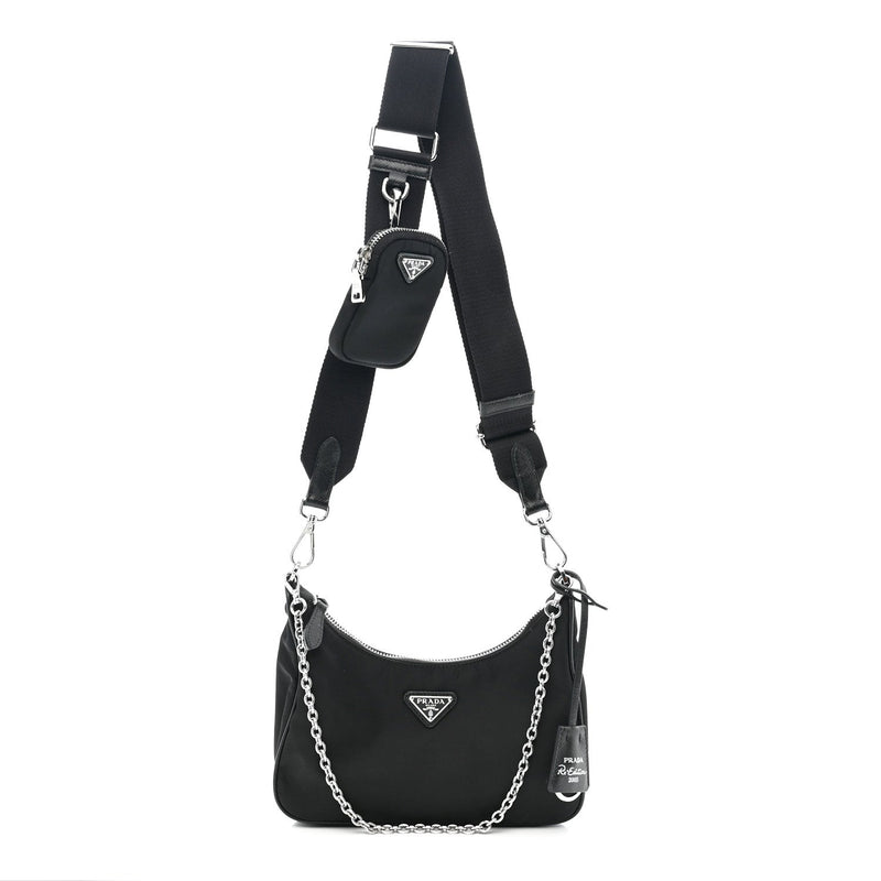 Nylon Re-Edition 2005 Shoulder Bag Black