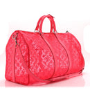 Monogram Fluo See Through Keepall Bandouliere 50 Rose