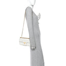 Saffiano Flap Shoulder Bag Talco