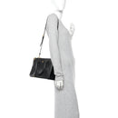 Saffiano Small Galleria Double Zip Tote Black