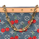 LV X TM Monogram Denim Cerises Pochette Accessories Blue