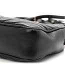 Calfskin Matelasse Monogram Lou Camera Bag Black