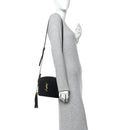 Calfskin Matelasse Monogram Lou Camera Bag Black