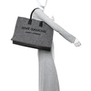 Wool Calfskin Rive Gauche Tote Grey