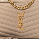 Grain De Poudre Matelasse Monogram Mini Lou Camera Bag Dark Beige