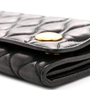 Nappa Padded Wallet On Chain Black