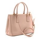 Saffiano Small Galleria Double Zip Tote Cammeo