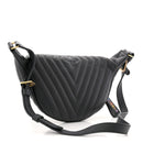 Calfskin Quilted New Wave Bumbag Black