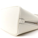 Saffiano Cuir Small Matinee Tote  Bianco Black