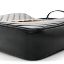 Calfskin Matelasse Monogram Lou Camera Bag Black