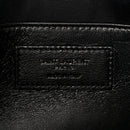 Crinkled Calfskin Matelasse Monogram Baby Niki Chain Satchel Black