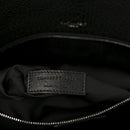 Grained Lambskin Monogram Large Niki Chain Satchel Black