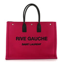 Wool Rive Gauche Tote Fuchsia