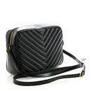 Calfskin Matelasse Monogram Lou Camera Bag Black