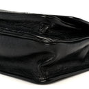 Crinkled Calfskin Matelasse Monogram Baby Niki Chain Satchel Black