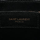 Calfskin Y Quilted Monogram Small Loulou Chain Satchel Black