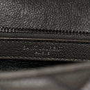 Sheepskin Matelasse Chevron Monogram Medium College Bag Asphalt