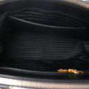 Saffiano Small Galleria Double Zip Tote Black