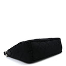 Nylon Tessuto Impuntu Quilted Crossbody Bag Black