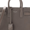 Grained Calfskin Baby Sac De Jour Fog
