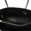 Grained Calfskin Small Sac De Jour Black