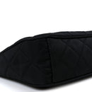 Nylon Tessuto Impuntu Quilted Crossbody Bag Black