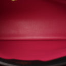 Taurillon Capucines MM Black Fuchsia
